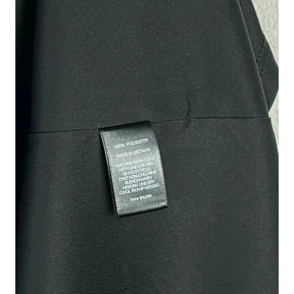 EXPRESS Floral Dress Womens Size 0 Fit & Flare Pleated Sleeveless Chiffon Black - Picture 8 of 9